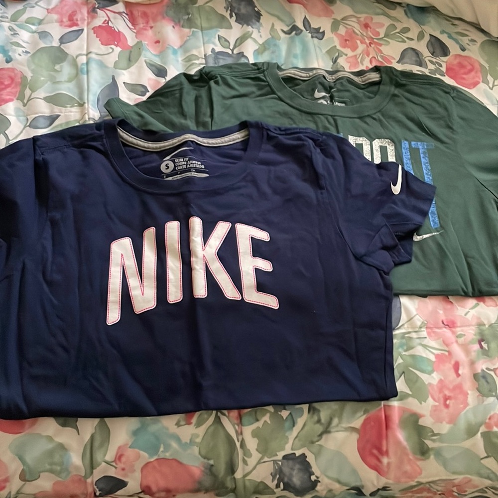 Two Nike shirts, good condition